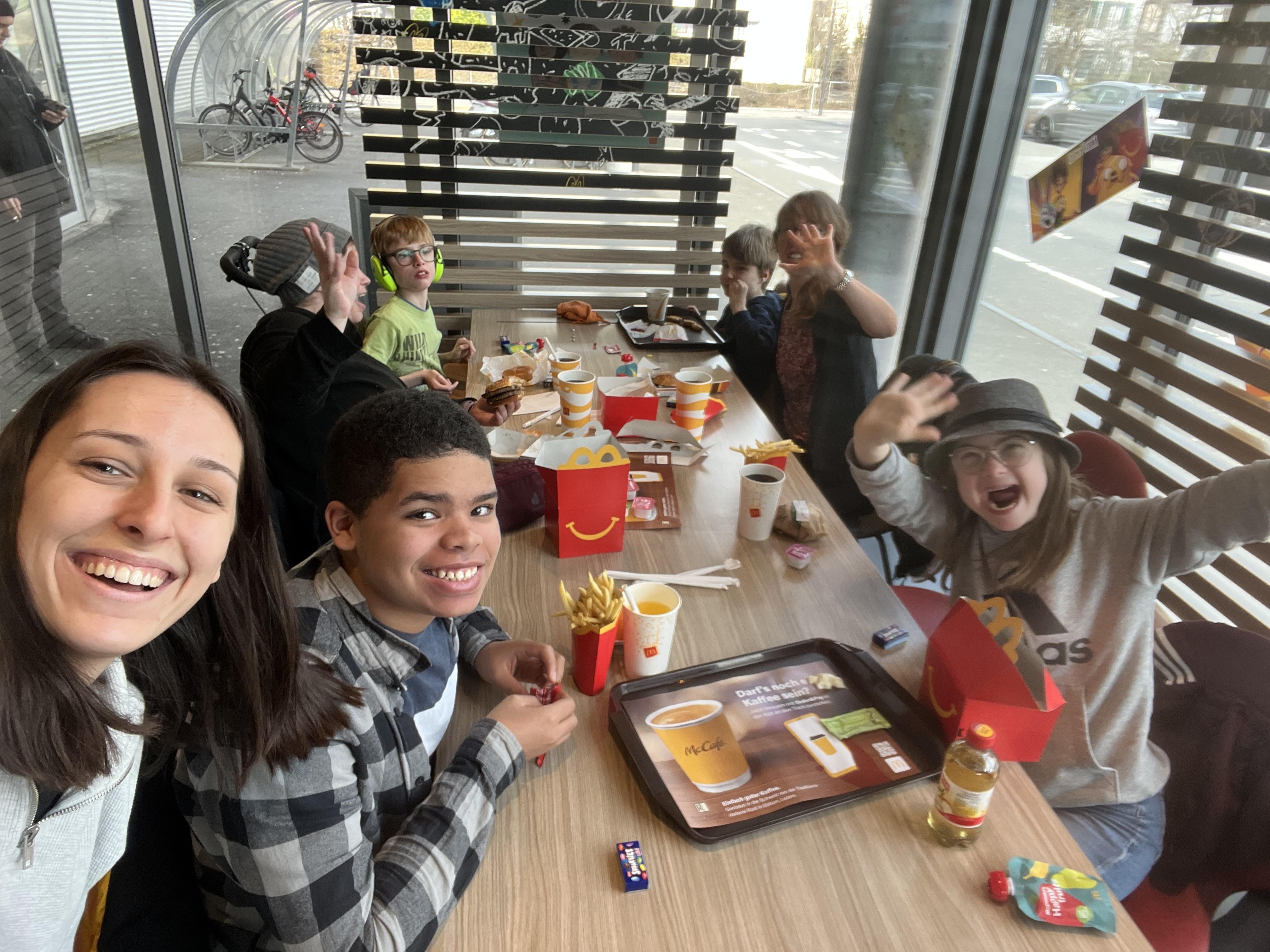 Mittagessen im McDonalds 